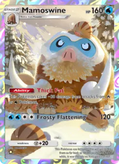 Pokémon-Karte Mamoswine 160/140