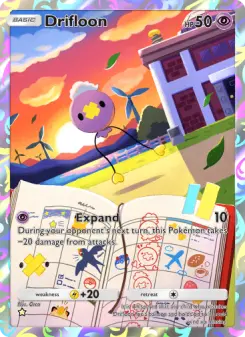 Pokémon-Karte Drifloon 165/140