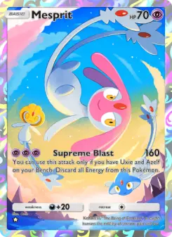 Pokémon-Karte Mesprit 166/140