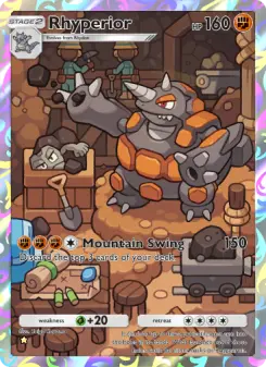 Pokémon-Karte Rhyperior 169/140
