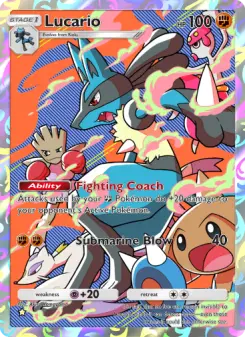 Pokémon-Karte Lucario 170/140