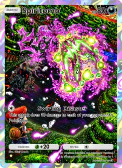 Pokémon-Karte Spiritomb 172/140