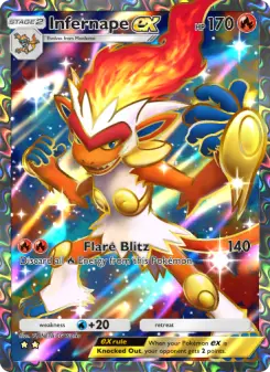 Pokémon-Karte Infernape ex 181/140