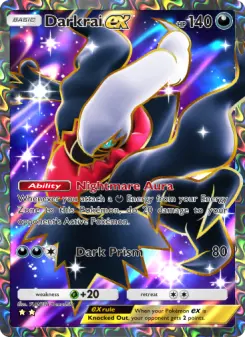 Pokémon-Karte Darkrai ex 187/140