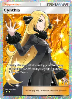 Pokémon-Karte Cynthia 192/140