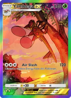 Pokémon-Karte Yanmega ex 196/140