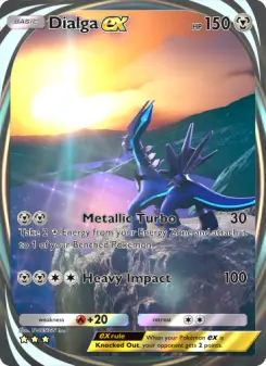 Pokémon-Karte Dialga ex 205/140