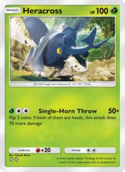 Pokémon-Karte Heracross 001/075