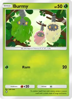 Pokémon-Karte Burmy 002/075