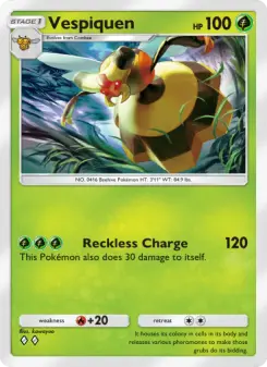 Pokémon-Karte Vespiquen 005/075