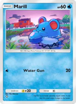 Pokémon-Karte Marill 014/075