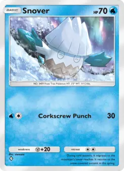 Pokémon-Karte Snover 020/075