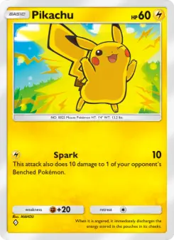 Pokémon-Karte Pikachu 025/075