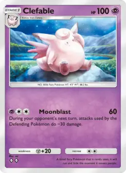 Pokémon-Karte Clefable 030/075