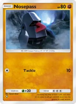 Pokémon-Karte Nosepass 042/075