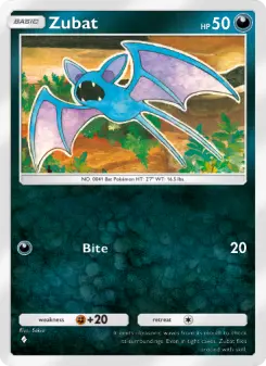 Pokémon-Karte Zubat 048/075