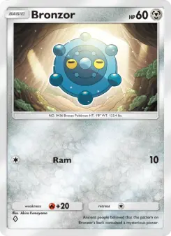 Pokémon-Karte Bronzor 058/075