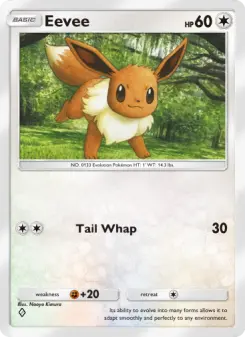 Pokémon-Karte Eevee 062/075