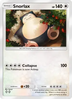 Pokémon-Karte Snorlax 063/075