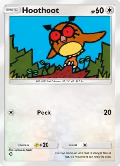 Pokémon-Karte Hoothoot 064/075