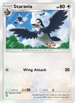 Pokémon-Karte Staravia 067/075