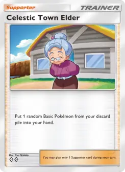Pokémon-Karte Celestic Town Elder 073/075