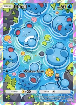 Pokémon-Karte Marill 077/075