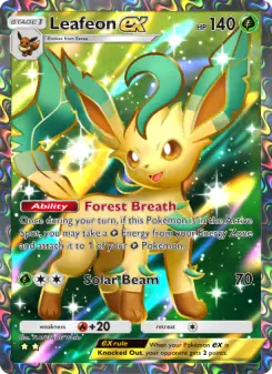 Pokémon-Karte Leafeon ex 082/075