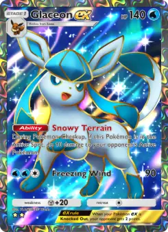 Pokémon-Karte Glaceon ex 083/075