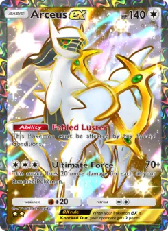 Pokémon-Karte Arceus ex 086/075