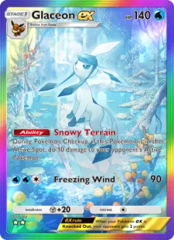 Pokémon-Karte Glaceon ex 092/075