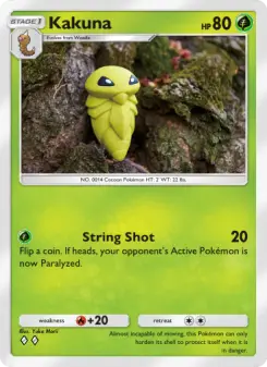 Pokémon-Karte Kakuna 002/072