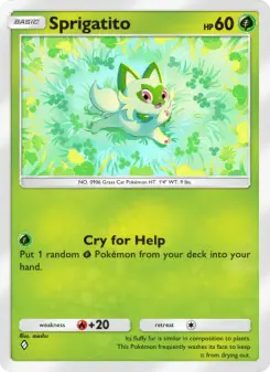 Pokémon-Karte Sprigatito 005/072