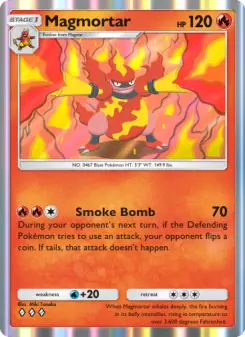 Pokémon-Karte Magmortar 012/072