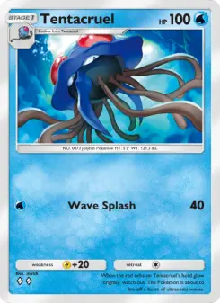 Pokémon-Karte Tentacruel 015/072