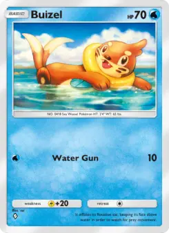 Pokémon-Karte Buizel 016/072