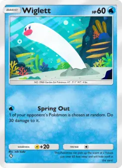 Pokémon-Karte Wiglett 018/072