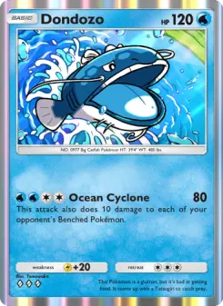 Pokémon-Karte Dondozo 020/072