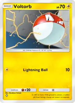 Pokémon-Karte Voltorb 023/072
