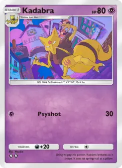 Pokémon-Karte Kadabra 030/072