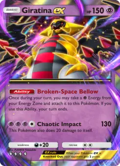 Pokémon-Karte Giratina ex 035/072