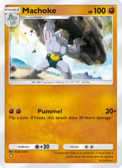 Pokémon-Karte Machoke 038/072