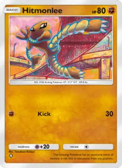 Pokémon-Karte Hitmonlee 040/072