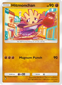 Pokémon-Karte Hitmonchan 041/072
