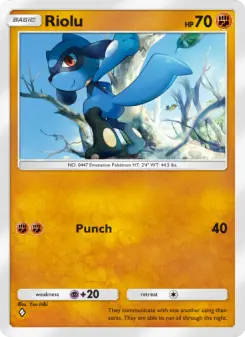 Pokémon-Karte Riolu 042/072