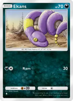 Pokémon-Karte Ekans 045/072