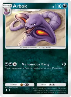 Pokémon-Karte Arbok 046/072