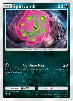 Pokémon-Karte Spiritomb 049/072