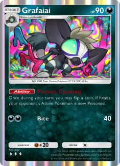 Pokémon-Karte Grafaiai 051/072