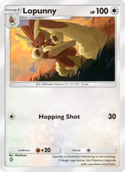 Pokémon-Karte Lopunny 067/072